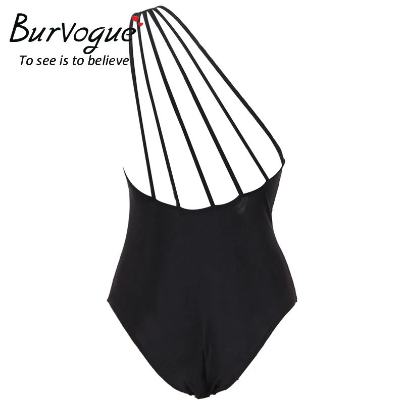 Lady new one piece swimsuit off shoulder