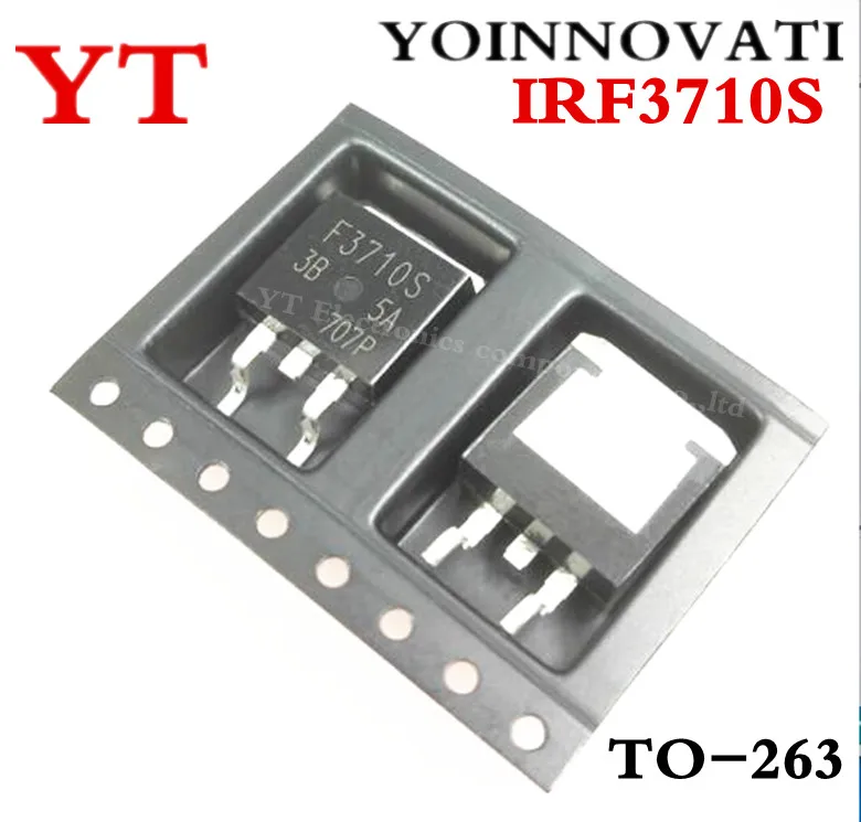 ; набор из 10 шт./лот IRF3710S F3710S 3710S MOSFET N-CH 100V 57A D2PAK лучшего качества