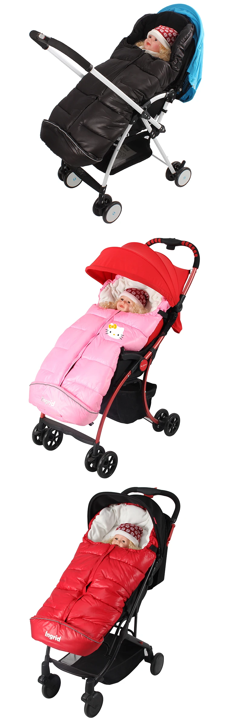 Прогулочная коляска соучастником толстый теплый спальный мешок ножки покрытие для ног ребенка корзина спальный мат одеяло автомобиля
