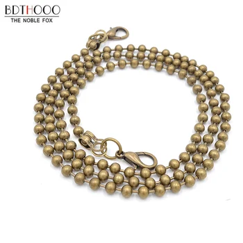 

10 pcs Wholesale 120cm/50cm Purse Chain Strap Replacement Metal Chain For Bag Handle Shoulder Chain Strap