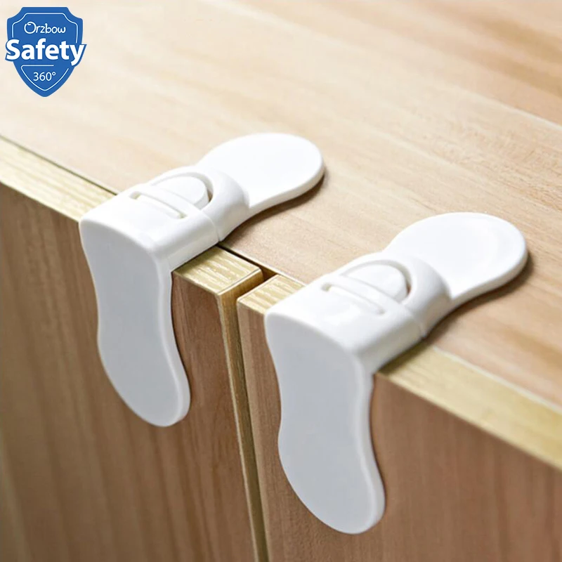 4pcs Baby Safety Cabinet Locks Children Proofing Door Drawers