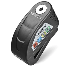 Veison Motorcycle Disc Lock Waterproof Alarm Lock Bicycle Bike Disc Lock Warning Security Anti Theft Brake Rotor Padlock Veison Motorcycle Disc Lock Waterproof Alarm Lock Bicycle Bike Disc Lock Warning Security Anti Theft Brake Rotor Padlock