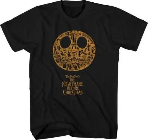 Кошмар перед Рождеством-Jack-T рубашка S-M-L-XL-2XL абсолютно новый официальный хлопок с