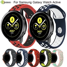 20 мм ремешок для часов Силиконовый ремешок для samsung Galaxy Watch Active/gear s2/s4 замена для мужчин t часы для мужчин wo мужской браслет часы ремешок