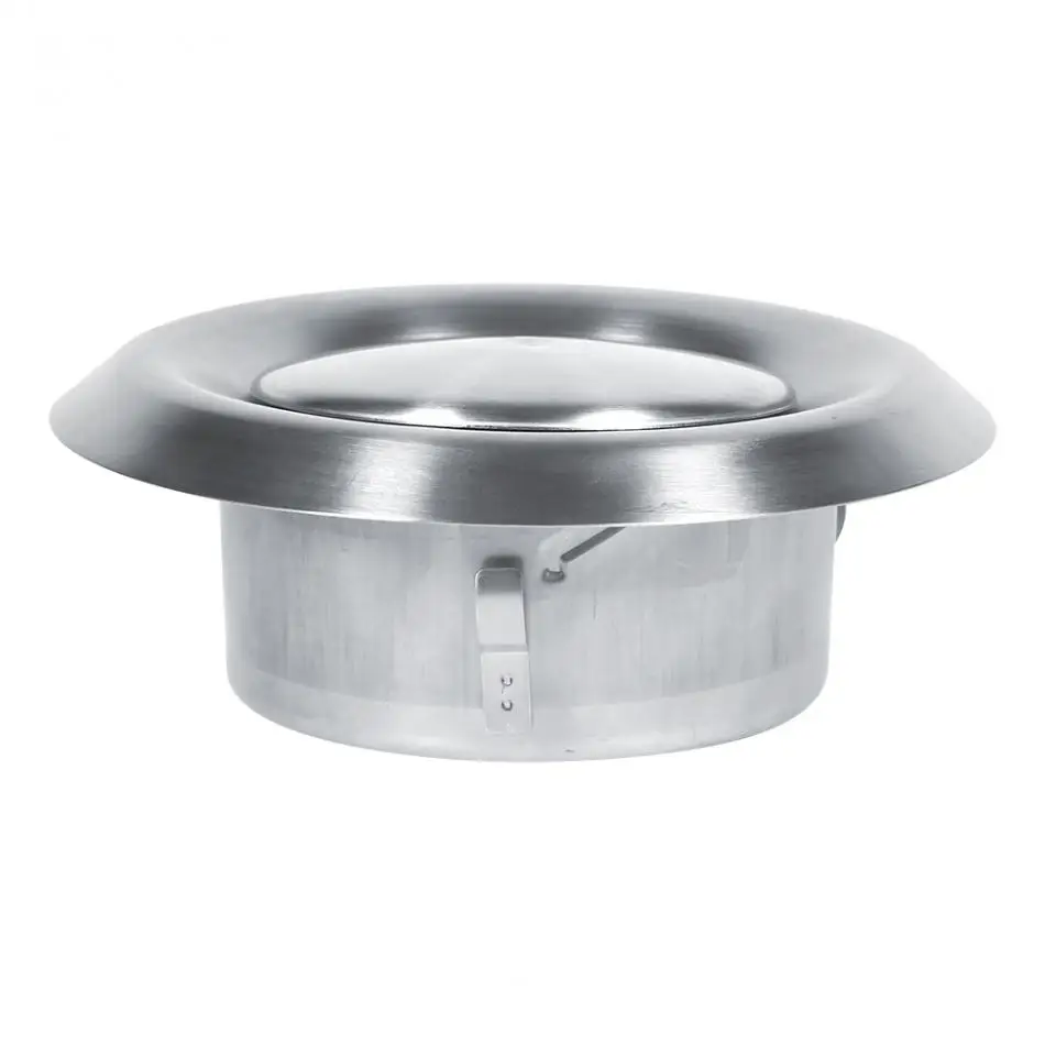 3 Sizes Stainless Steel Vent Round Ventilation Duct Cover Round Vent Adjustable Wall Ceiling Home ventilation pipe