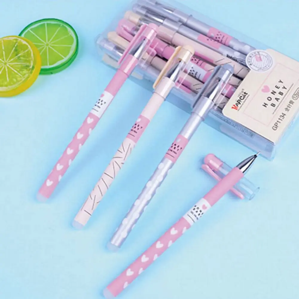 3 Pcs/set 0.38mm Cute Erasable Pen Gel Pen School Office Supplies Kawaii Stationery Writing Supplies