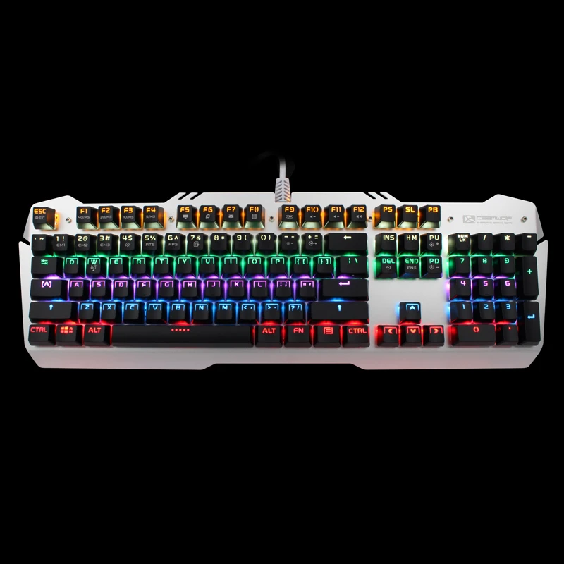Механическая клавиатура TEAMWOLF Vodstorm CIY 104key черный синий переключатель игровая с