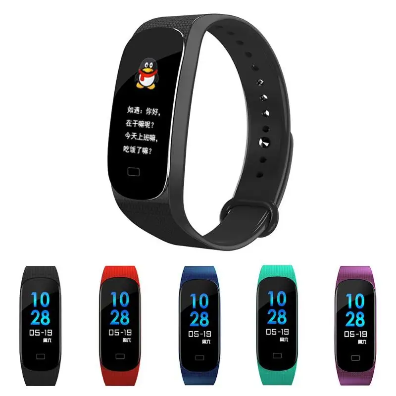 

M5 Smart Bracelet Fitness Tracker IP67 Waterproof Heart Rate Sleep Monitor Blood Pressure Pedometer Wristband for IOS Android