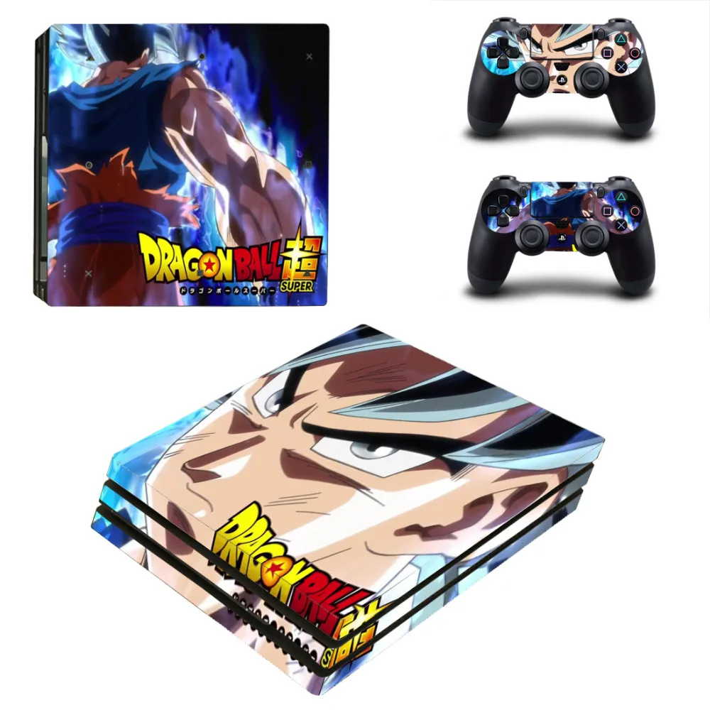 Аниме Dragon Ball и Super Goku PS4 Pro наклейка на кожу Виниловая для Playstation 4 консоль 2