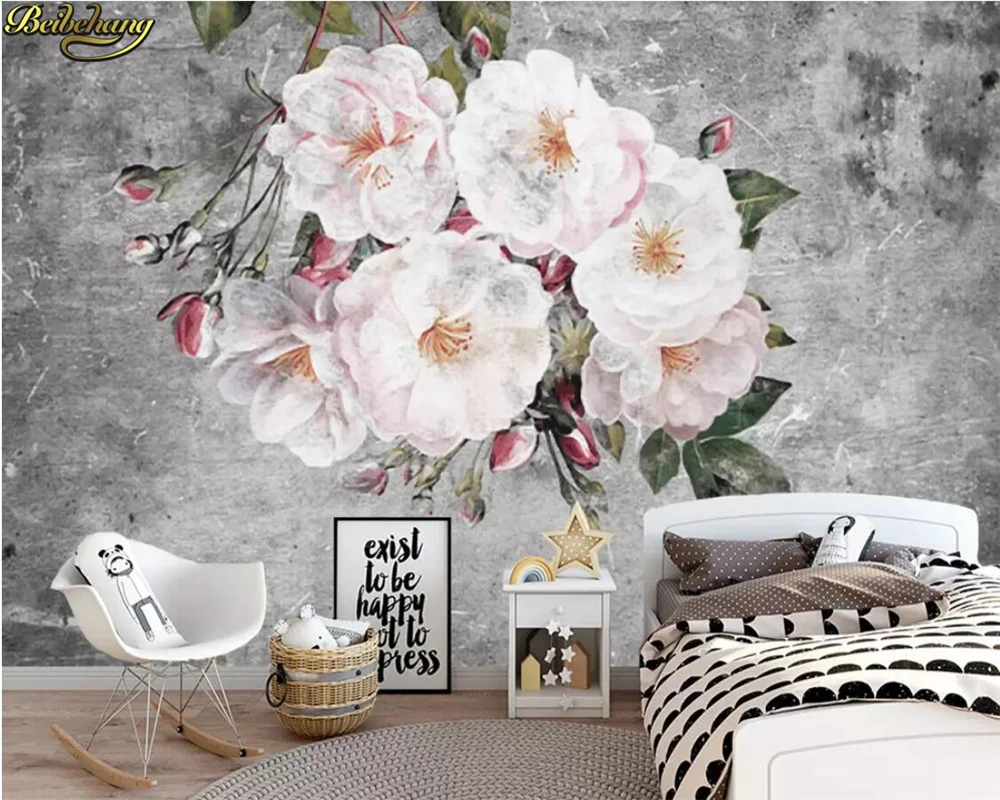 beibehang Custom photo wallpaper floor floor stickers atmospheric
marble corridor hallway parquet wall papers home decor