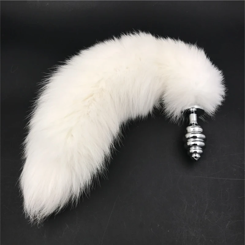 Buy Stainless Steel Anal Plug Tails Anus Beads Butt