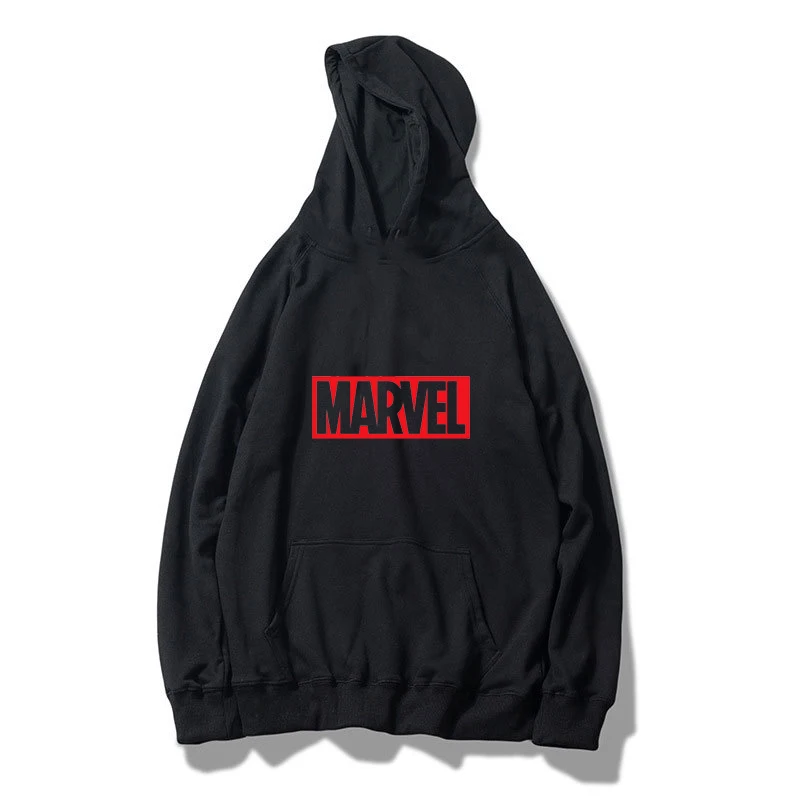 

Marvel Hoodies Men Women Classic Brand Long Sleeve Solid Color Hooded Sweatshirt Mens Hoodie Tracksuit Coat Casual Sportswear