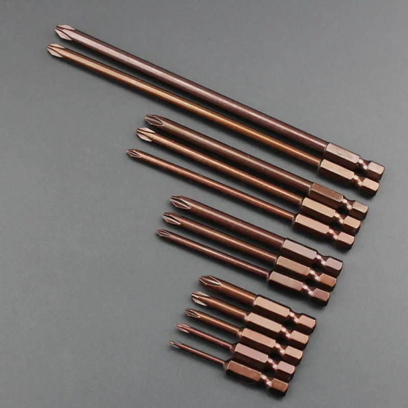 

PH2 Magnetic Screwdriver Bit S2 Steel Electric Screw Driver 1/4" Hex Shank Power Tools 50mm 75mm 100mm 150mm