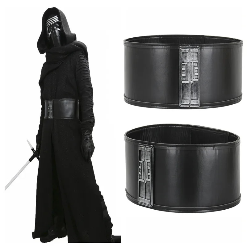 

1pcs Star Wars Kylo Ren Waistband Costume Accessories Mens Belt PU Adjustable Jedi Killer Cosplay Belts Props
