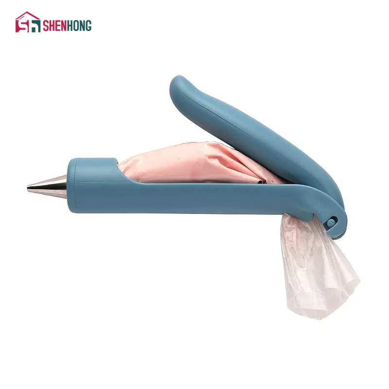 

SHENHONG 1 Set Piping Extruder Icing Piping Pastry Bag Nozzle Tips Converter Kitchen Accessories Fondant Cake Decorating tool