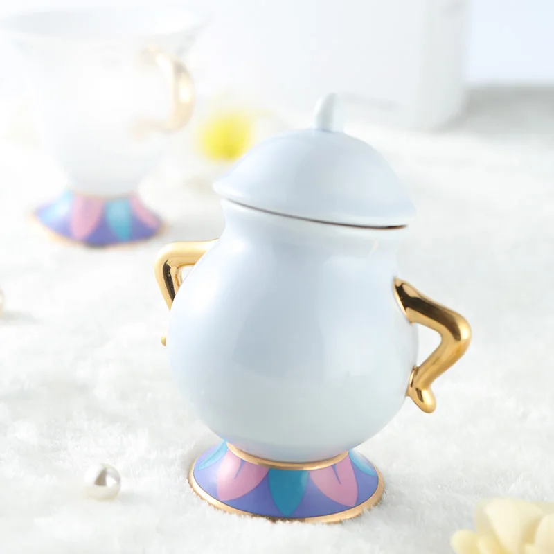 Cartoon Beauty And The Beast Coffee Set Sugar Bowl Pot Mrs Potts Chip Teapot Cup Creamer Set Lovely Xmas Birthday Gift Fast Post Cartoon Beauty And The Beast Coffee Set Sugar Bowl Pot Mrs Potts Chip Teapot Cup Creamer Set Lovely Xmas Birthday Gift Fast Post