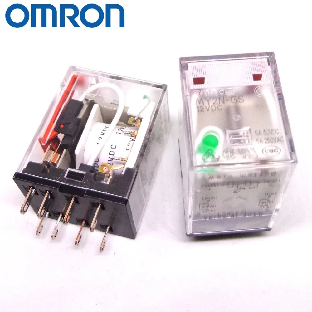 

5PCS OMRON RELAY MY2N-GS 12VDC DC12V 8PIN 5A 2CO Brand new and original relay