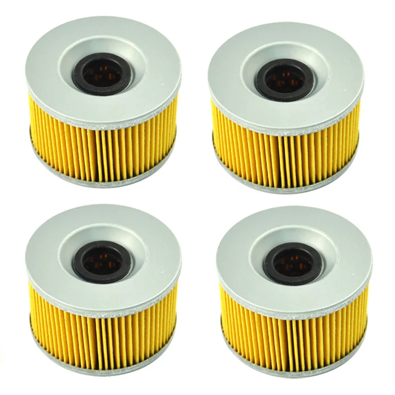

One Pack 4Pcs motorcycle Engine Oil Filter For Kawasaki EL/EX250,Z400/440/500/550/650/750/900/1000/1100,ZR/ZX/ZRX/400,500,1200