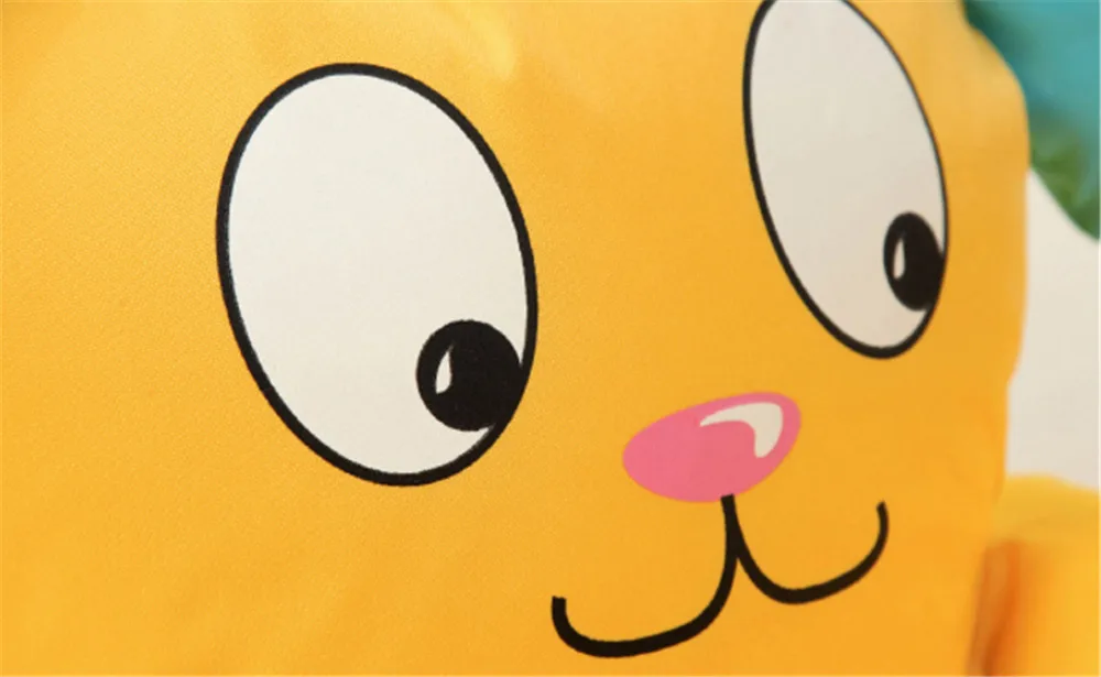 Fancytrader Kids Mini Sofa Cartoon Dog Beanbag Kids Fluffy Yellow Puppy Seat Filled with Particle4