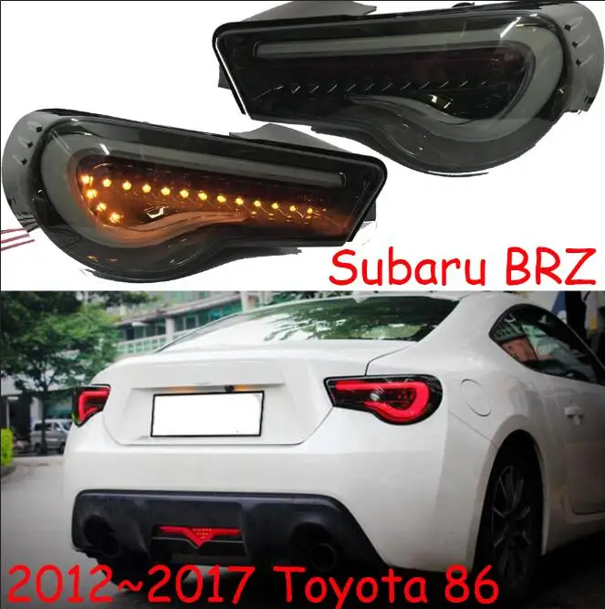 2 шт. задние фонари бампера для 2012~ Toyota GT86 SUBAR BRZ Toyota 86 Toyota86 задние фонари светодиодный задний фонарь - Цвет: black color