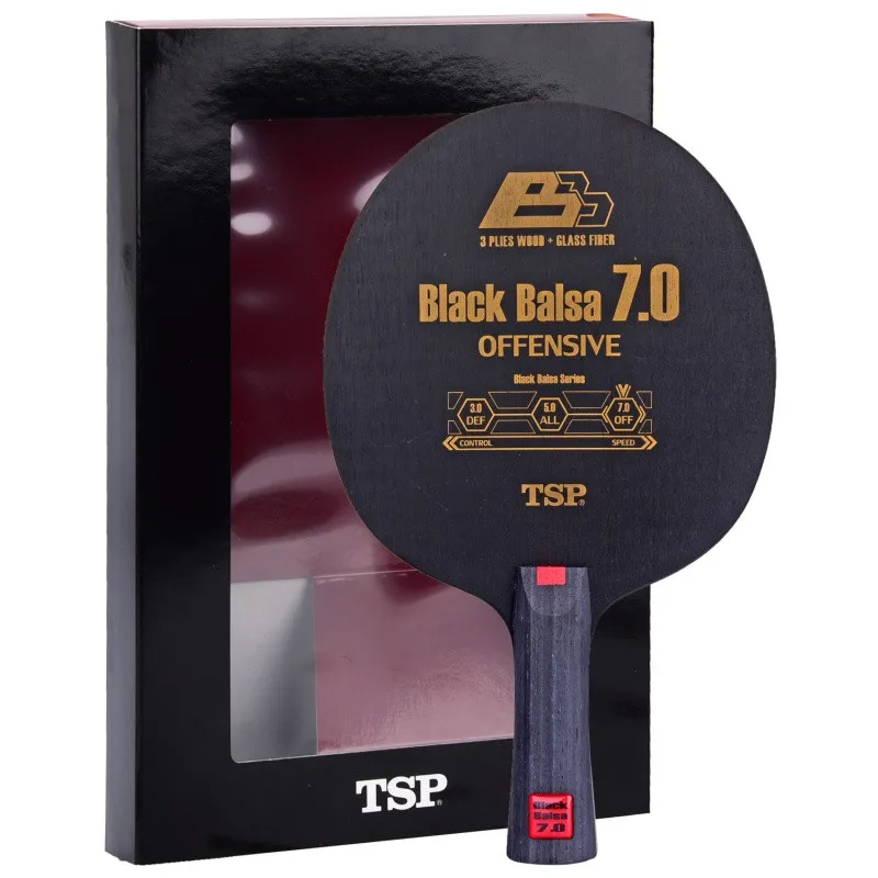 Tsp Allround Black Balsa ракетка для настольного тенниса Спортивная ракетка для настольного тенниса крытая Спортивная ракетка