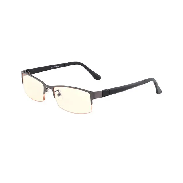 Cheap MINCL/Blue Light Blocking Glasses Frame  Half Frame Yellow Lens Glasses Frame Blocking Blue Light Computer Games Eyewear-gyw