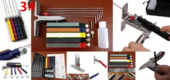

Leather Craft Tool Professional Kitchen Sharpening System Fix-Angle Knife Cutter Sharpener Tool Wide Range With 5 Stones Sewing