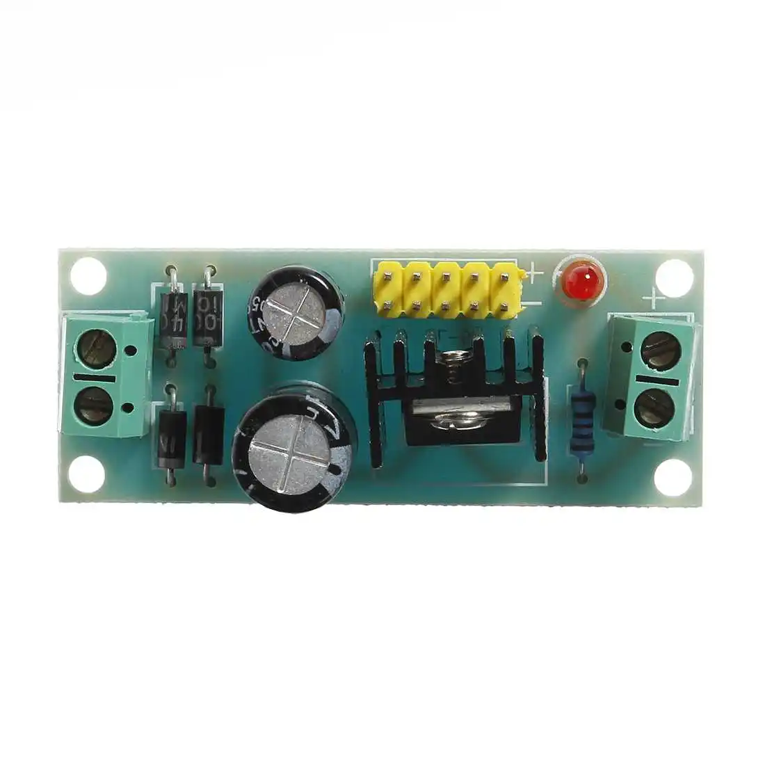 L7805 LM7805 три клемма; потенциальный Регулятор модуль 5 V 1.2A для Arduinos 5,7 см * 2,3 см