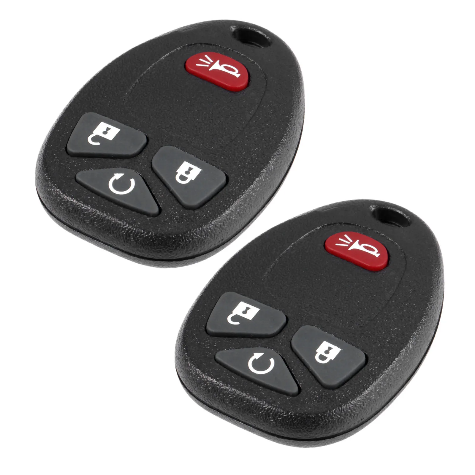 Yetaha 2pcs Remotekey 315Mhz 4Button OUC60270 Remote Car Key Fob For