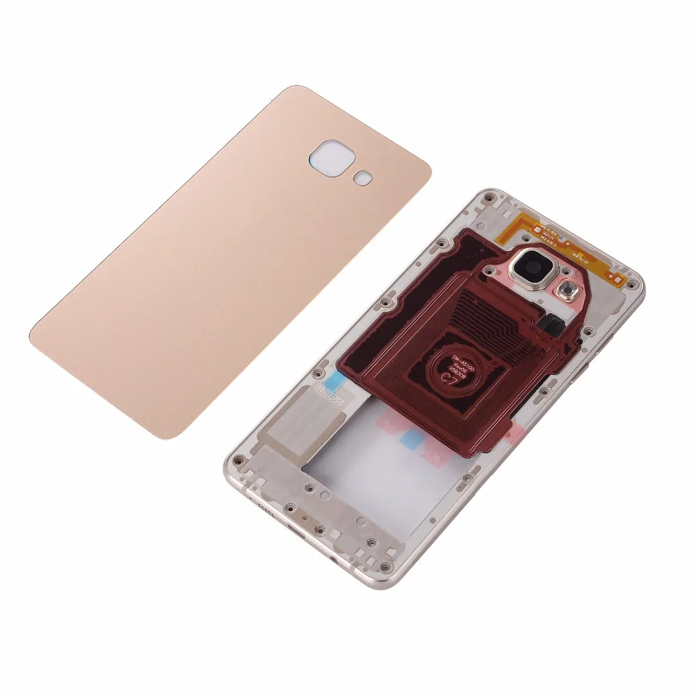 Для Samsung A5 2016 A510 A510F полностью корпус металлическая средняя рамка Задняя