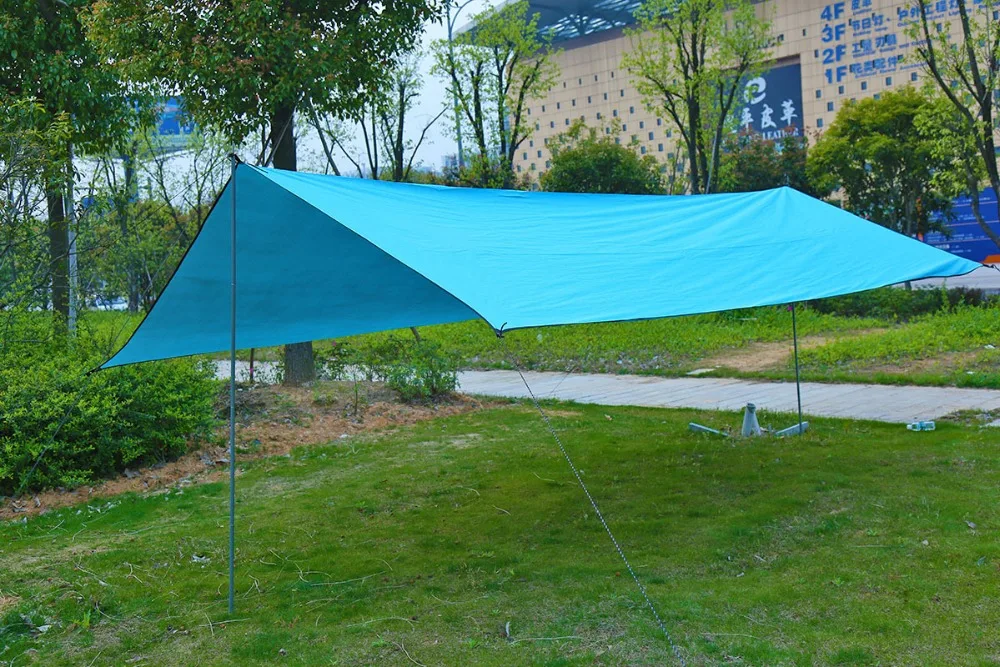 VILEAD 3 Sizes Sun Shelter Waterproof UV Protection Camping Tent Canopy Velarium with Accessories for Camping Hiking Expedition