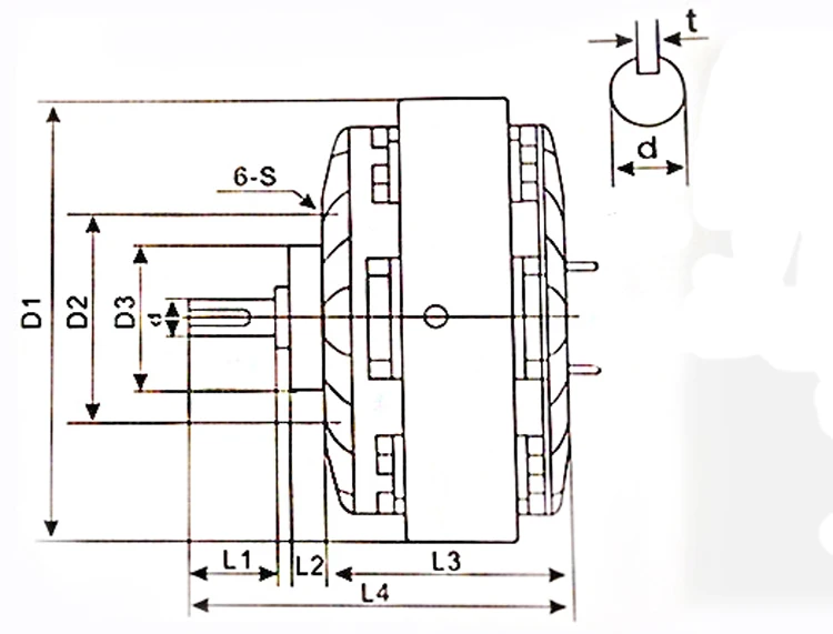 DFZ25S DC 24V Single Shaft 25 мм магнитный порошковый тормоз для печатной машины машина