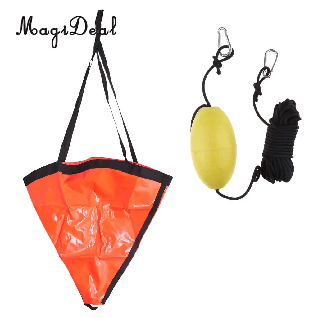 

Kayak Canoe Boat Drift Anchor Tow Rope Tow Line Throw Line Accessory +42Inch Drift Sock Sea Anchor Drogue 21'-25' Boat Sea Brake