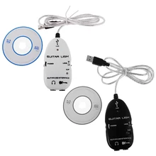 USB Guitar Link Cable &CD Driver for PC Laptop Recording Audio Studio Adapter Variable-speed File Playback Function Audio Files цена USB Guitar Link Cable &CD Driver for PC Laptop Recording Audio Studio Adapter Variable-speed File Playback Function Audio Files цены онлайн