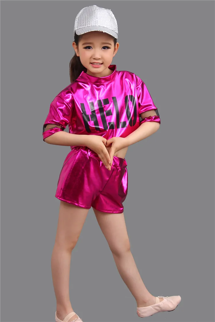Girl Jazz Dance Girls Jazz Dance Costumes for Girls Kids Hip Hop Dancing Children Performance Jazz Costume For Girl Shirt Pant