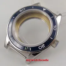 41 мм синий керамический ободок часы с сапфировым стеклом чехол fit ETA 2824 2836 Движение 140