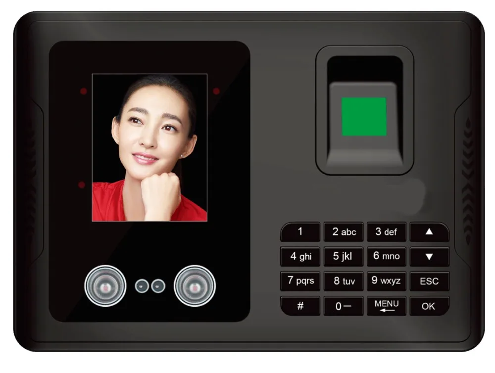 

Factory price Biometric Fingerprint Face Recognition Time Attendance System USB download Facial Attendance