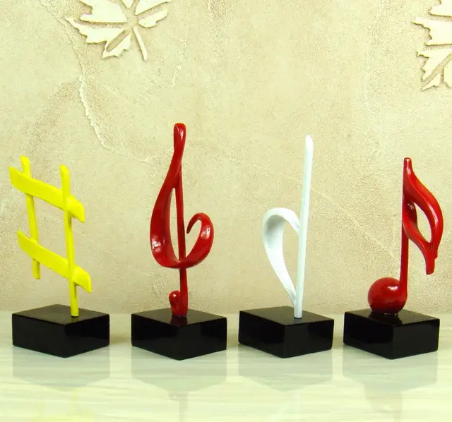online shop creative musical note model handmade resin music staff music staff online