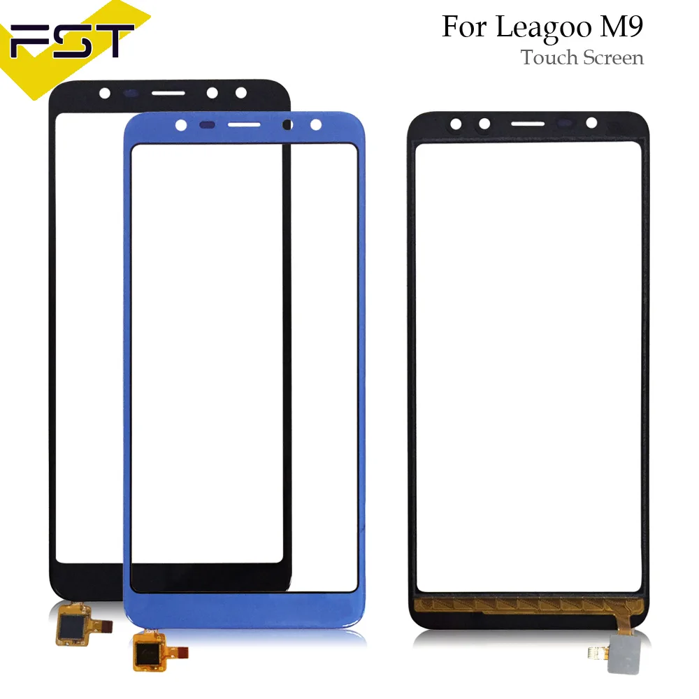 

5.5'' Black/Blue Tested Well Touch Screen Digitizer Panel For Leagoo M9 Touch Panel Front Glass Lens Sensor Touchscreen