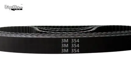 

10 pieces 354 HTD3M timing belt length 354mm width 8mm 118 teeth rubber closed-loop 354-3M-8 S3M 3M 9 pulley for CNC machine