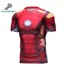 Zuoxiangru Cool Men Boys Sport Shirts Short Sleeve Quick Dry Slim Running Fitness Gym T-shirt Sports Training Compression Tops