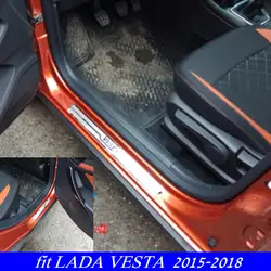 Новый VESTA автомобиль из нержавеющей стали порога протектор Накладка для LADA VESTA Cross Concept 2015-2019