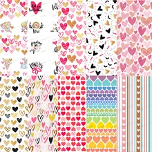 Cute Heart shape Pattern Sugar Stamp Chocolate Transfer Paper Chocolate Decoration, Chocolate topper Kitchen Baking Tools