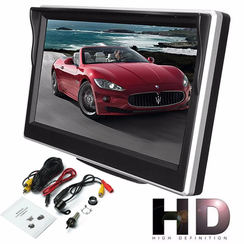 

5 Inch 800*480 TFT LCD HD Screen Monitor For Car View Reverse Backup Camera