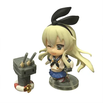 

8cm Q version Japanese Anime figure Kantai Collection Shimakaze PVC Action Figure Collectible Model Toy
