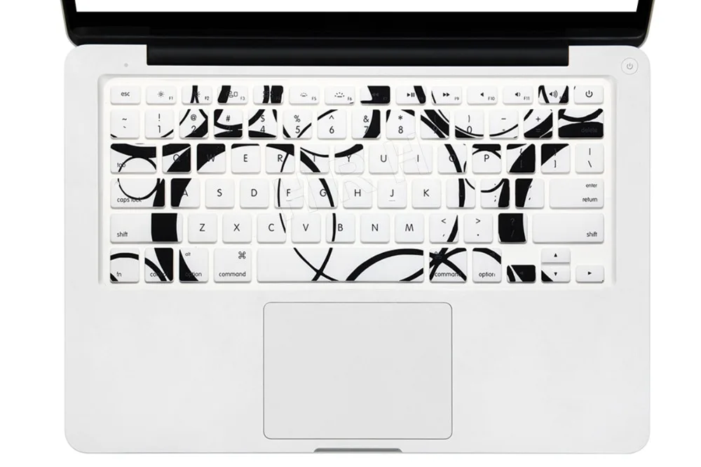 Силиконовая Мягкая наклейка чехол для клавиатуры защитная пленка Apple Macbook Air Pro