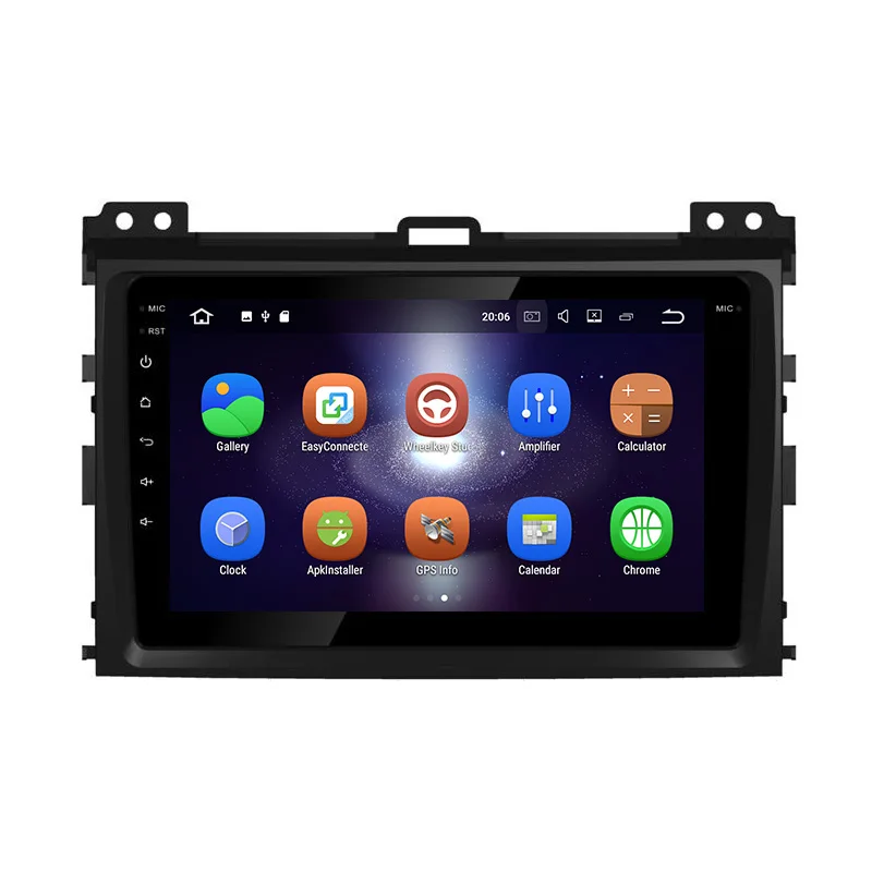 Flash Deal Aoluoya IPS 2GB RAM Quad Core Android 7.1 CAR DVD Player Radio GPS Navigation For Toyota Prado 120 Land Cruiser 120 2002-2010 BT 1