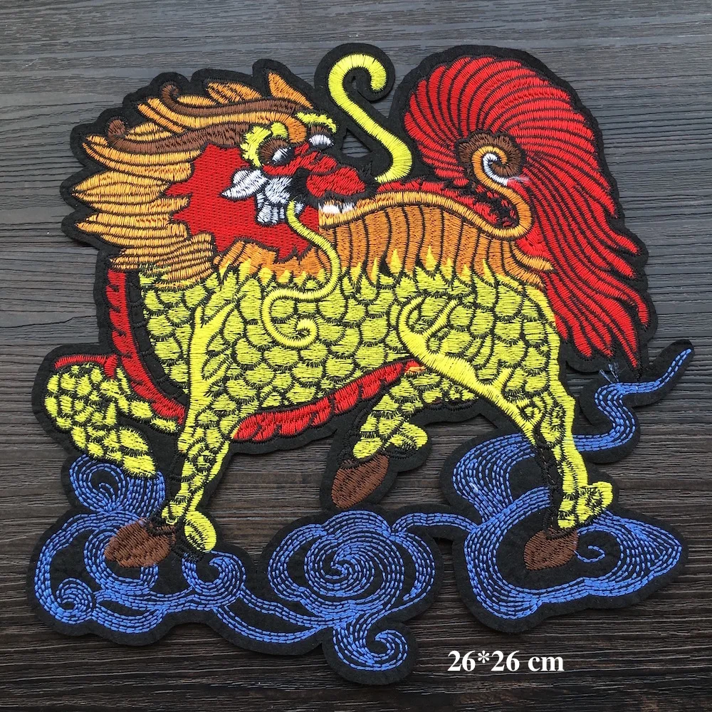 

1Piece Big Animal Patches Iron on Applique Patches for DIY Clothing Parches Stickers LSHB681