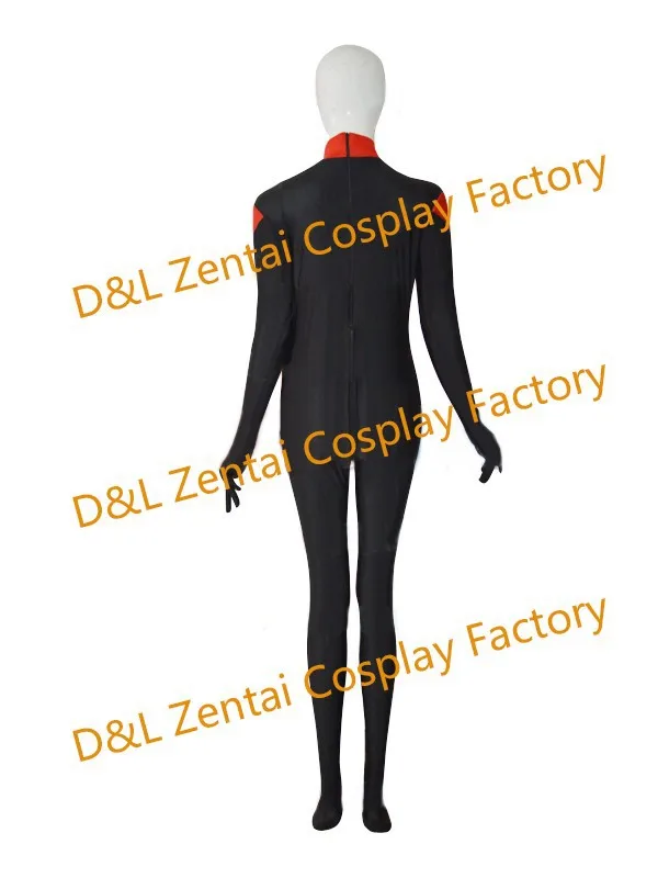 Free Shipping DHL Red Lantern Corps DC Comics Superhero Costume Halloween Party Cosplay Black And Red Lycra Zentai Suit SH1801 (2)