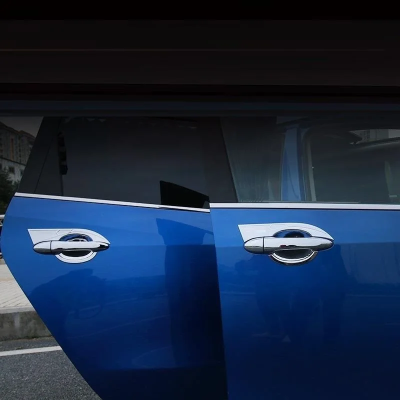 

Modified Decorative Automovil Chromium Door Handle Exterior Fashion Protecter Trim Car Styling Sticker Strip 18 19 FOR Buick GL6